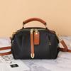 2025 High-end Genuine Leather Vintage Boston Pillow Bag Luxury Designer Tote Lady Stylish Cowhide Handbag Shoulder Crossbody Bag