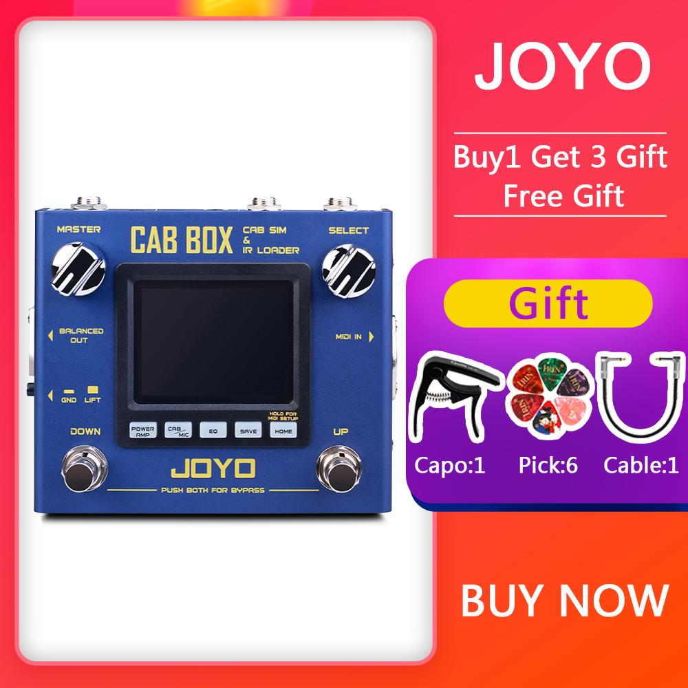 JOYO R-08 Гитарная педаль эффектов CAB BOX Педаль моделирования усилителя Поддержка загрузки сторонних IR Моделирование кабинета Гитарная часть