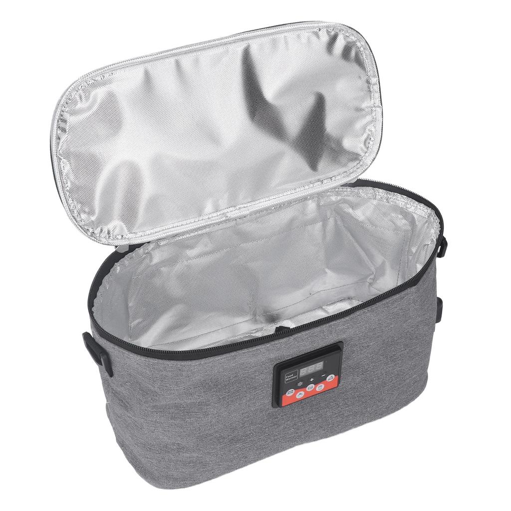 Car Warmer Bag 30W Heating Bag 8L Adjustable Temperature Display with Handle Portable Food Warmer