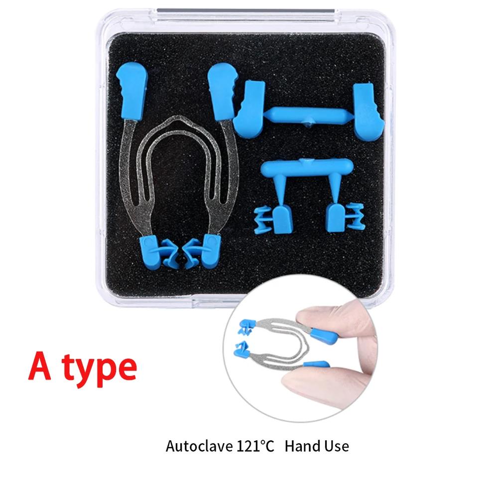 Nigf Dental Matrix Sectional Contoured Matrices Clamps Wedges Metal Spring Clip Rings Dentist Tools Dental Lab Instrument