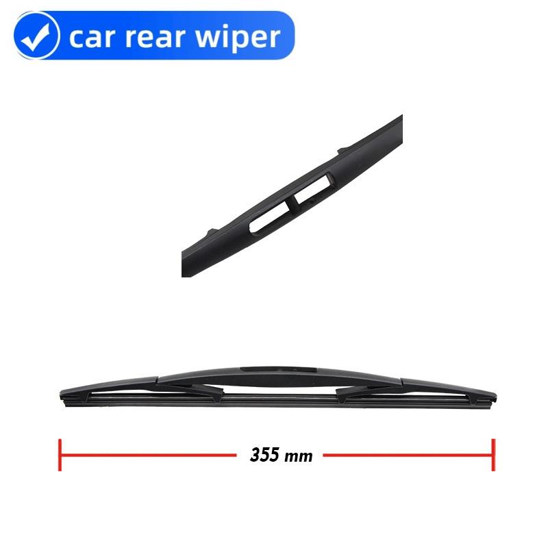 Car Rear Wiper Blade Rubber Back Window Wiper Arm For Mazda 2 355mm Hatchback 2008 2009 2010 2011 2012 2013 2014 2015