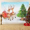 Home Decor Christmas Theme Printed Tapestry Wall Hanging Room Living Room Decor Background Fabric Tapeçaria De Natal