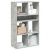 VidaXL Bookcase Concrete Grey 66x31x112 Cm Engineered Wood, Storage Cabinet, Storage Shelf, Unit of 860304