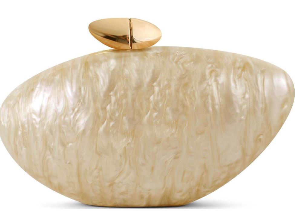 Сумка Chic Marble Acrylic: Элегантный дизайн в виде гусиного яйца, универсальный вечерний аксессуар, который можно носить в руке или через плечо