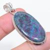 Natural Ruby Fuchsite Gemstone 925 Sterling Silver Jewelry Pendant 2.09" F5A33