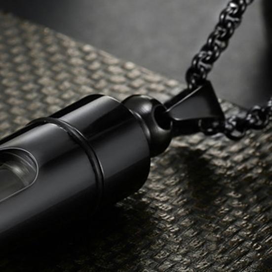 Унисекс Ожерелье Флакон для духов Открывающийся из нержавеющей стали Ins Стиль Гальваническое покрытие Ожерелье Модная бижутерия