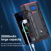 ZapZone 20000mAh Car Jump Starter 2000A - Портативный аварийный усилитель аккумулятора с двумя зарядными устройствами USB, подходит для разряженных автомобильных аккумуляторов и телефонов