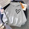 2025 Autumn and Winter New Korean Version Hooded Fleece Sweater Women's Casual Loose Top Jacket Couple Hoodie