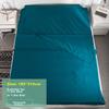Xinqin Sleeping Bag Travel Anti-Dirt Sheet, 60 Count Sateen Hotel Anti-Dirt Bed Cover, Widened Portable, Peacock Green, 120*210cm