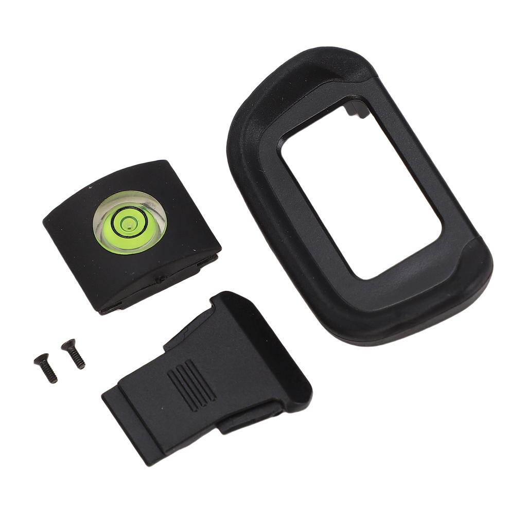 Camera Eyecup Level and Hot Shoe Cover Set Fit for R10 3 In 1 Camera Viewfinder Eyecup Bubble Level Hot Shoe Cap