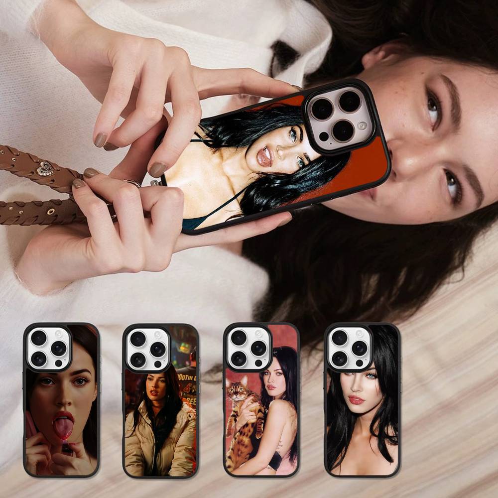 Чехол для телефона Jennifer's Body Меган Фокс Черный Силиконовый Жесткий Пластик Для Iphone 17 Air 16 15 14 13 12 11 Pro Max PC+TPU Чехол