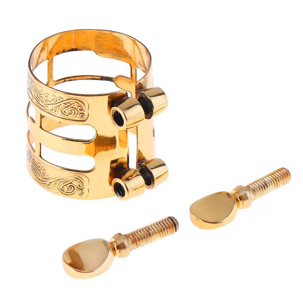 Alto Saxophone Carved Metal Ligature Alto Sax Clarinet Mouthpiece Ligature