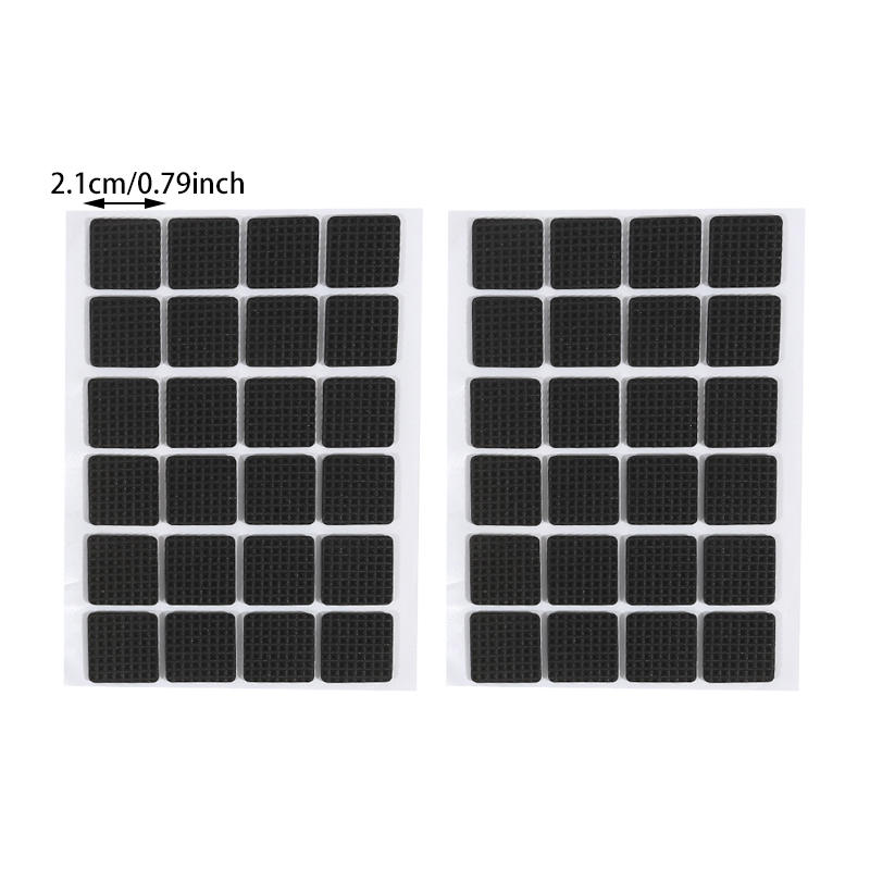 12/30/48PCS Non Slip Furniture Pads Self Adhesive Furniture Grippers Chair Leg Pads Floor Protectors