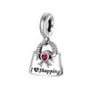 Подвеска из стерлингового серебра с номером щенка и семьей, подходит для S925, оригинальные подвески, браслеты для женщин, подарок, изготовление ювелирных изделий