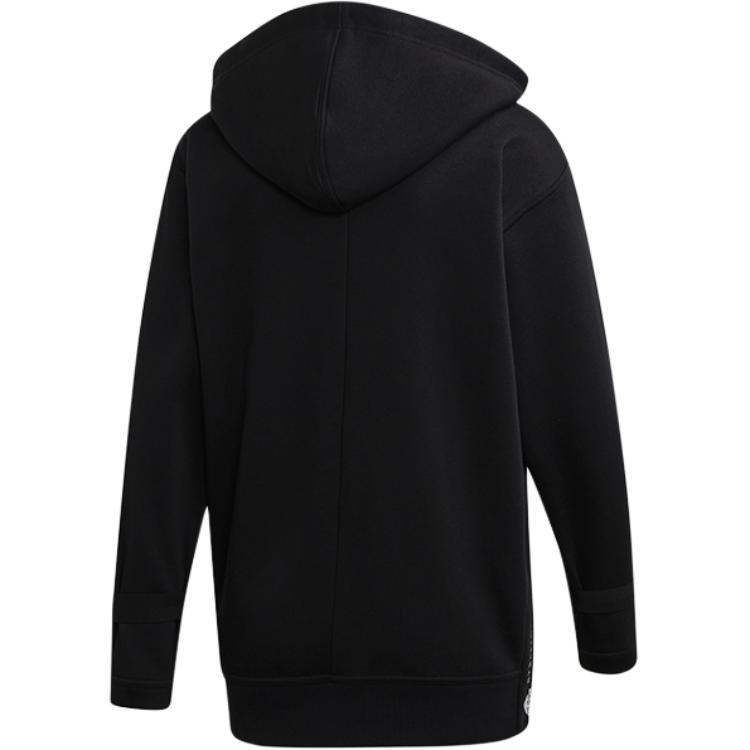 Adidas Stella McCartney Collaboration Ess Hoodie Удобная спортивная куртка с капюшоном Женская куртка черного цвета EA2543