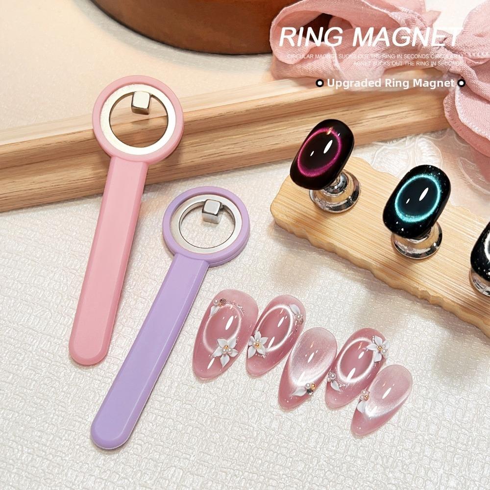 DIY Circular Cat Eye Magnets Cat-Eye Nail Halo Style Magnetic Nail Magnet Hollow Cat Eye Magnet