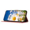 For iPhone 17 Air Case PU Leather Floral Phone Cover with Card Slots
