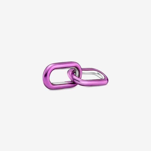 925 стерлингового серебра New Me кольцо бусина круглый соединитель шарм двойной Fit Me звено цепи жемчуг браслет ювелирные изделия