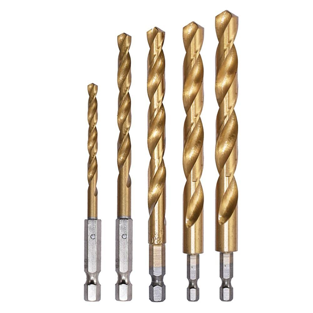 Cobalt Drill Bit Hex Shank Drilling Tools High Hardness Twist Drill Power Tool