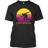 Ретро Смешная Футболка для Любителей Боулинга на Траве и Заката _ от VnSupertramp Apparel (CA Direct) черный