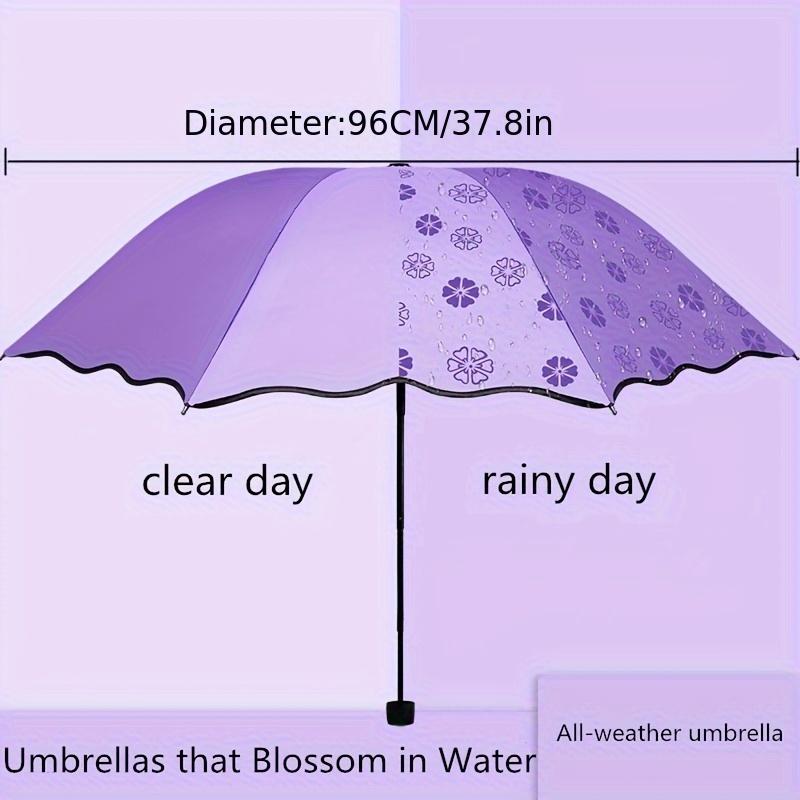 Sunny Umbrella, Lotus Leaves Bloom In Water, Sun Umbrella Blooms In Water, Folding Umbrella, Protective Umbrella
