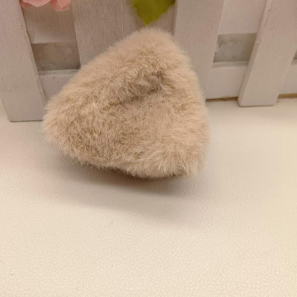 Sturdy Small Plush Cat Ear Hair Clips Lovely Cat Ear Hair Clips With Soft Plush Materials Comfortable Hair Accessory