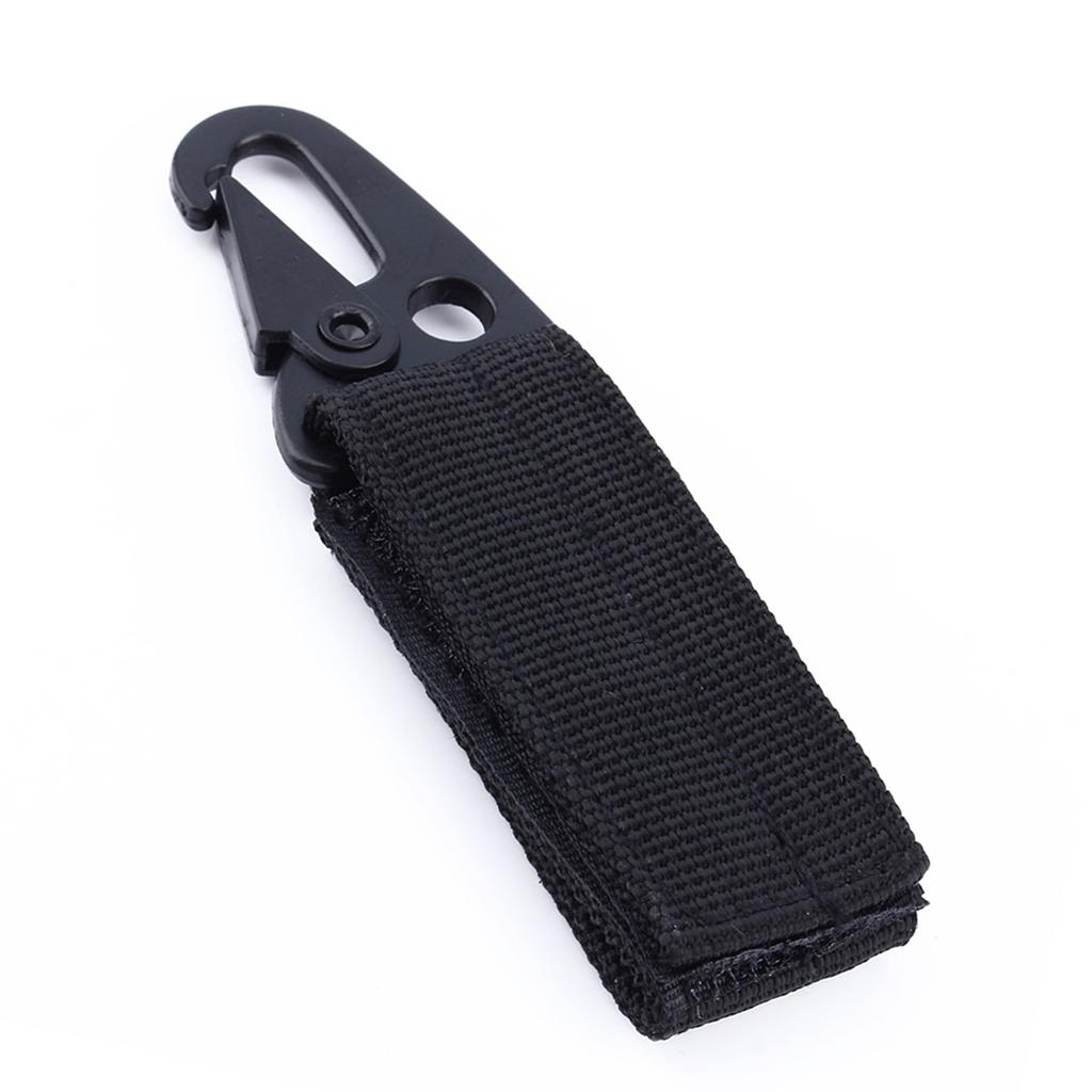 Outdoor Tactic Nylon Key Hook Webbing Molle Buckle Hanging Belt Carabiner Clip