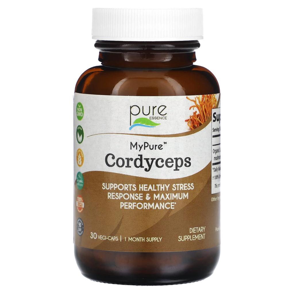 Mypure, Cordyceps Sinensis, 500 мг, 30 вегетарианских капсул