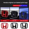 ABS Car Logo Auto Front Grille Emblem Trunk Sticker Accessories For Honda Civic Type-R Accord 8th 9th 9.5th 10th 11th Generation