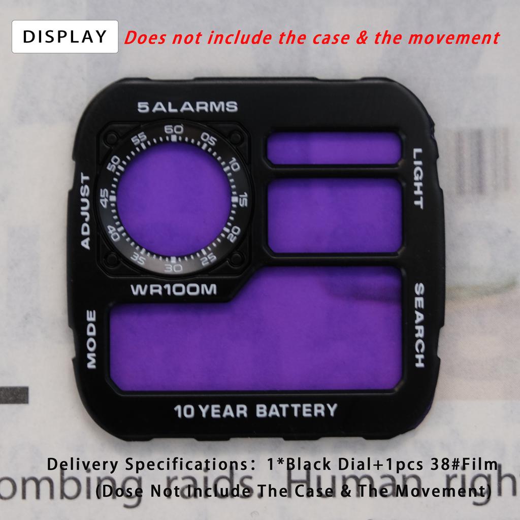 AE1200 Металлический циферблат и корпус Мод-комплект Модифицированный Улучшенный Медный циферблат Стальной корпус Для Casio 3299 AE-1200 Замена Аксессуары для часов