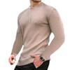 Small Square Men's Fashionable Round Neck Pullover Fashionable Loose Knitted Long-sleeved Top for Men