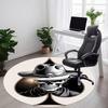 1pc Skull Ace Office Round Area Rug, Under Office Chairs Bedroom Living Room Home Decor, Room Deco, Available in Various Sizes