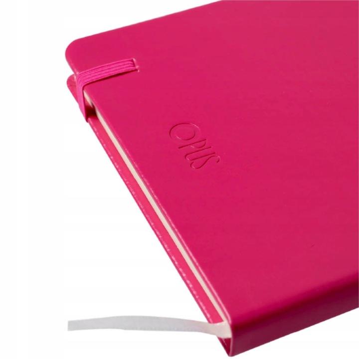 O.note Opus Berlin Hard Notebook A6/128 Grid Pink