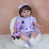 60 см Reborn Baby с 3D-кожей и видимыми венами, мягкая силиконовая кукла-игрушка для девочки, милая принцесса, арт Bebe с тканевым телом