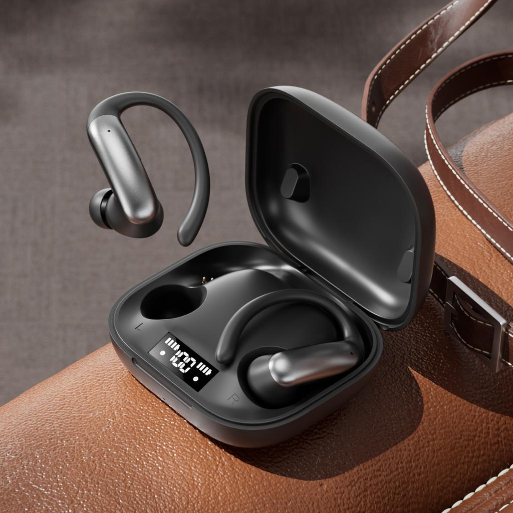 JYL TS 2025 AI-перевод Bluetooth-наушники M144 OWS Версия с дисплеем 6.0 Долгое время работы от батареи