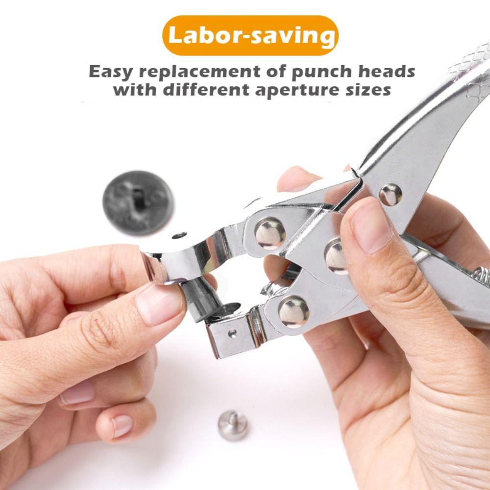 Дырокол из углеродистой стали Круглое отверстие Люверс Дырокол Ремешки для часов Дырокол Инструмент для рукоделия