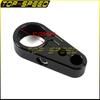 Motorcycle Front Brake Lines Hose Clamp Cafe Racer 25mm 1" Dual Holes Brake Clutch Throttle Cable Wire Line Clamp Fixing Bracket