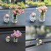 Micro Landscape Console Decoration Ornaments Car Rearview Mirror Ornaments Car Accessories