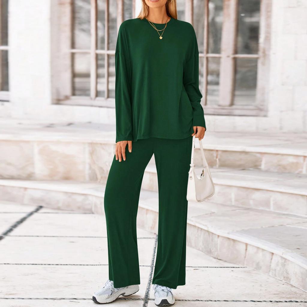 Комплекты из двух вещей для женщин, повседневные свободные рубашки с длинным рукавом и шорты на кулиске с высокой посадкой, спортивный костюм, осенние наряды