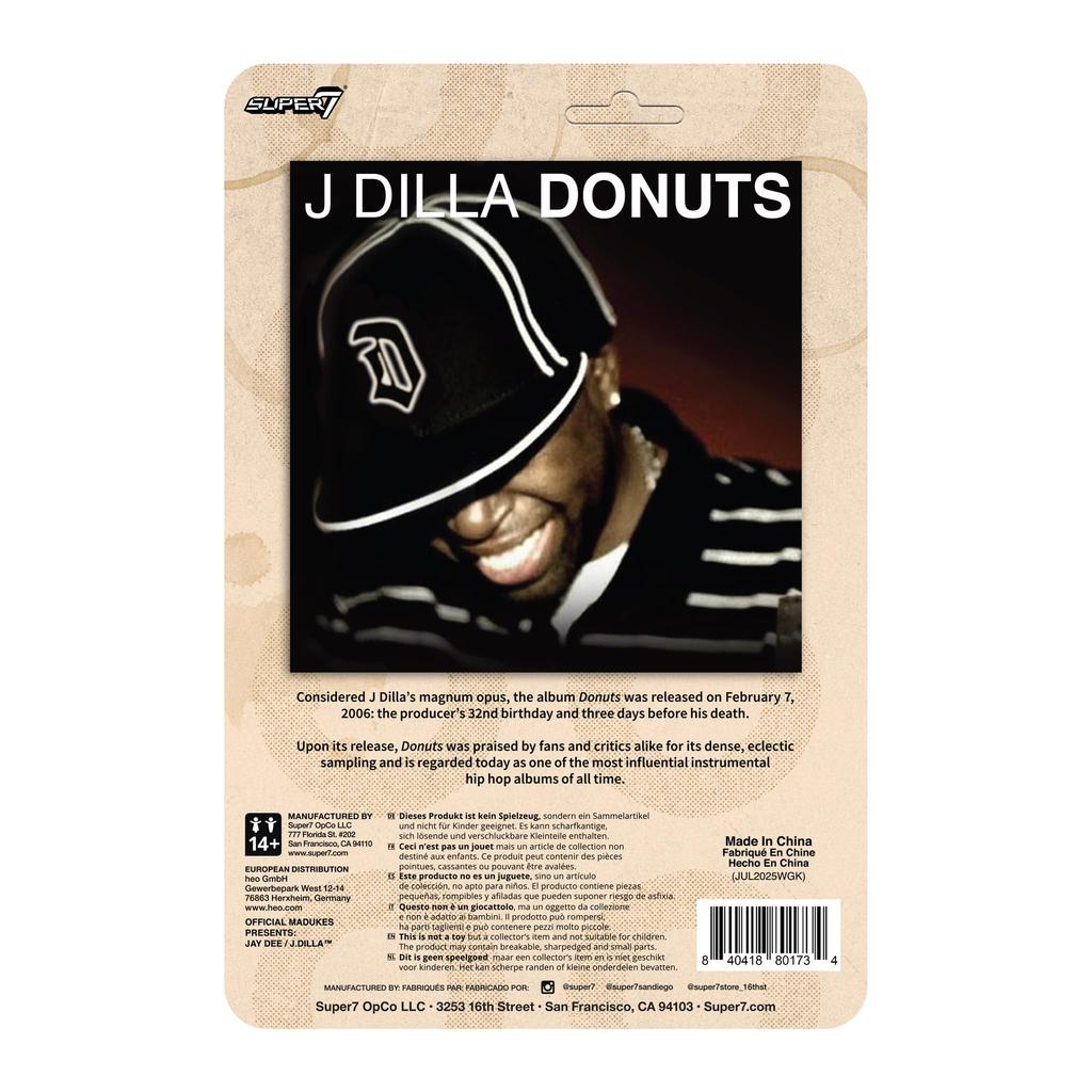Super7 Фигурка-реакция J Dilla Волна 02 Фигурка J Dilla - (Пончик)