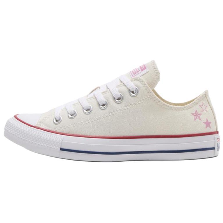 Converse All Star Comfortable Versatile Durable Low-Top Canvas Shoes Unisex Sneakers Off-White A15504C