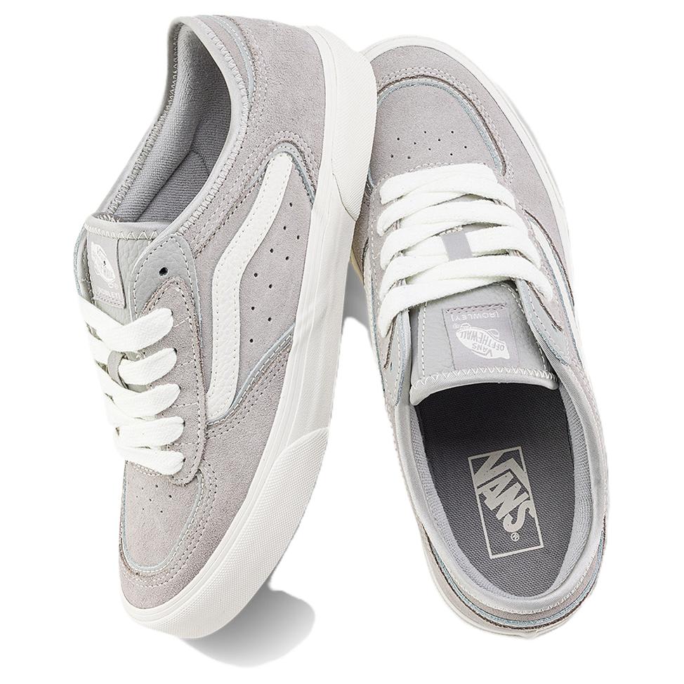 Vans Rowley Classic Low Top Skateboard Shoes Unisex Light Gray Sneakers VN000SF46J6