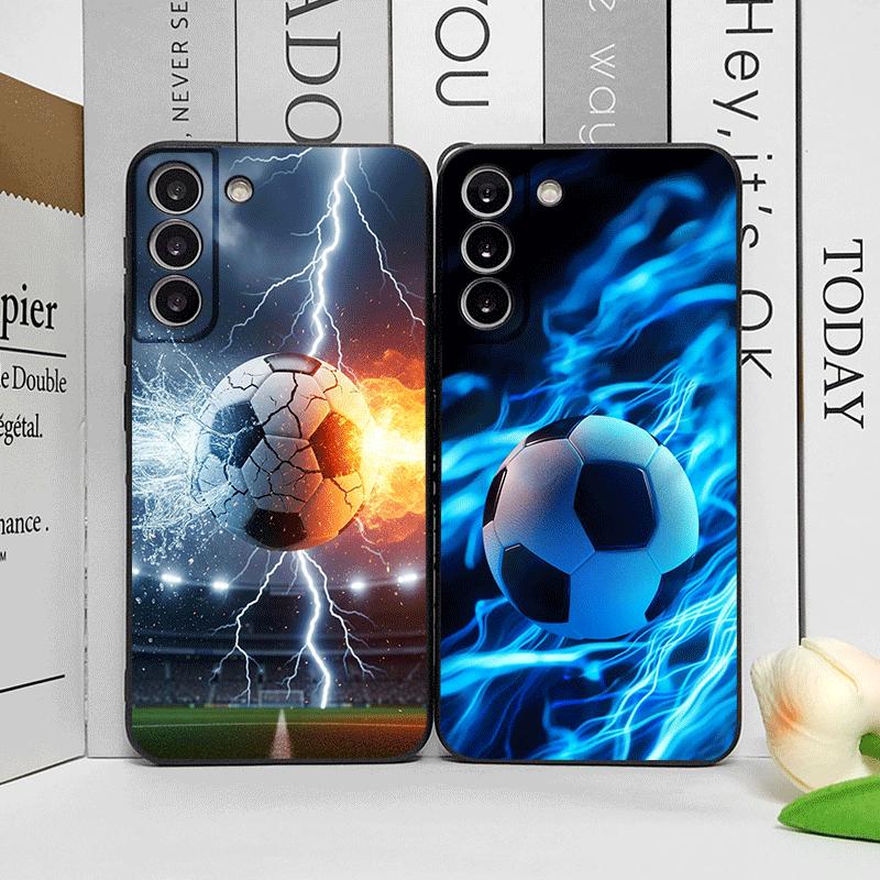 Креативный чехол для телефона с принтом «Молния Футбол» для OPPO Realme 14 Pro Plus 13 12 Lite 11 10 Pro+ X7 PRO Ultra, матовый мягкий чехол
