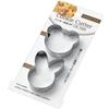 Echo Metal Cookie Cutter, 2-Piece Set, Bear & Rabbit Design, 0736-111