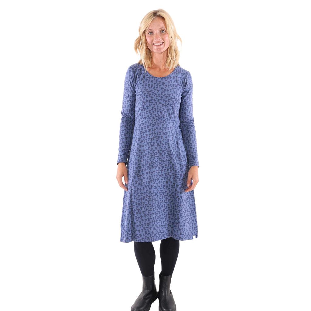 Lazy Jacks Womens/Ladies Long-Sleeved Midi Dress