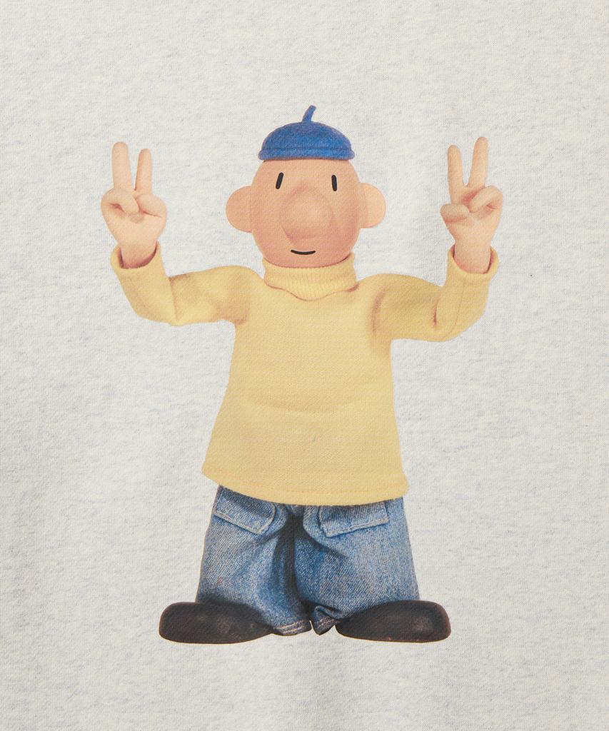 LAUGHER [Pat&Mat] Motion Pat Sweatshirt - Oatmeal