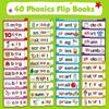 40 Phonics Word Family Flip Books 40pcs Read Rhyme Flip Activity Books Engaging Word Family Flip Books For Kids
