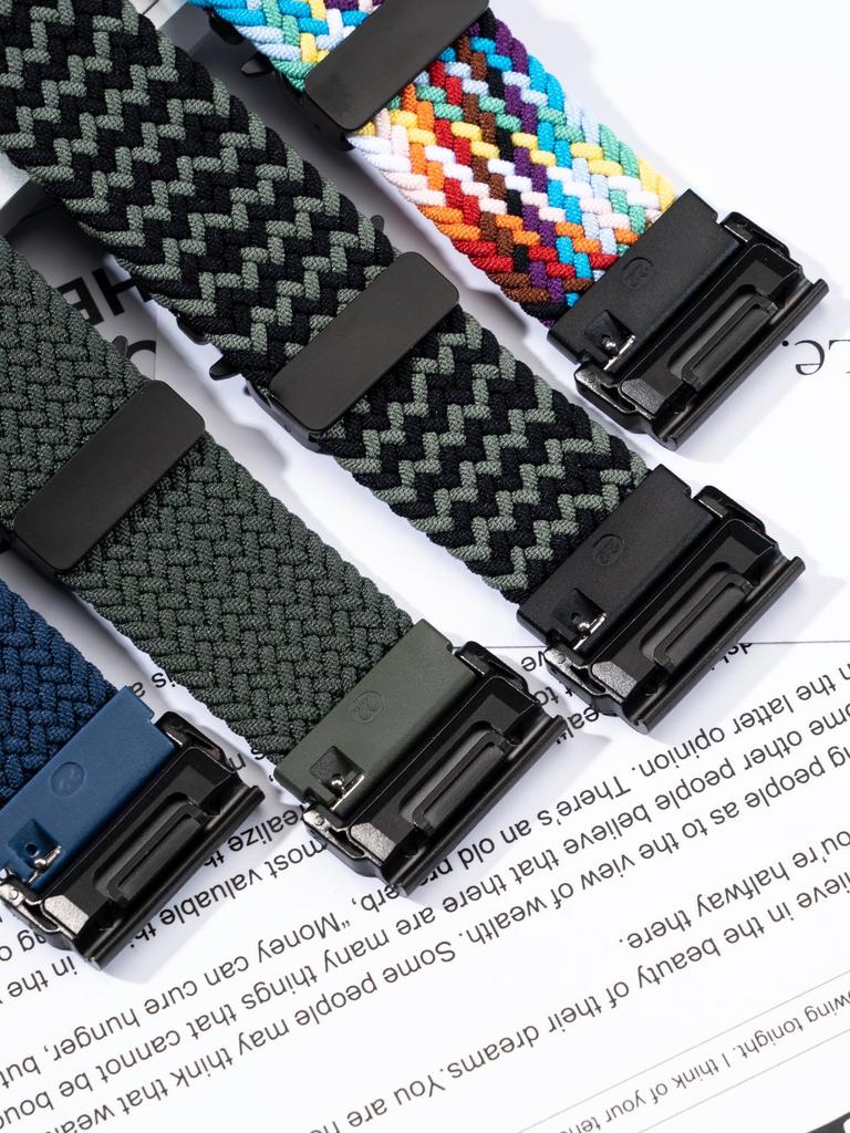 Эластичный ремешок из паракорда 61S для часов Garmin Fenix 8, 7X Pro, 955, 965