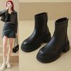 Thick-soled Martin Boots Women's 2025 Spring and Autumn New Single Boots Popular Large Size Autumn and Winter British Style Heightened Thin Women's S