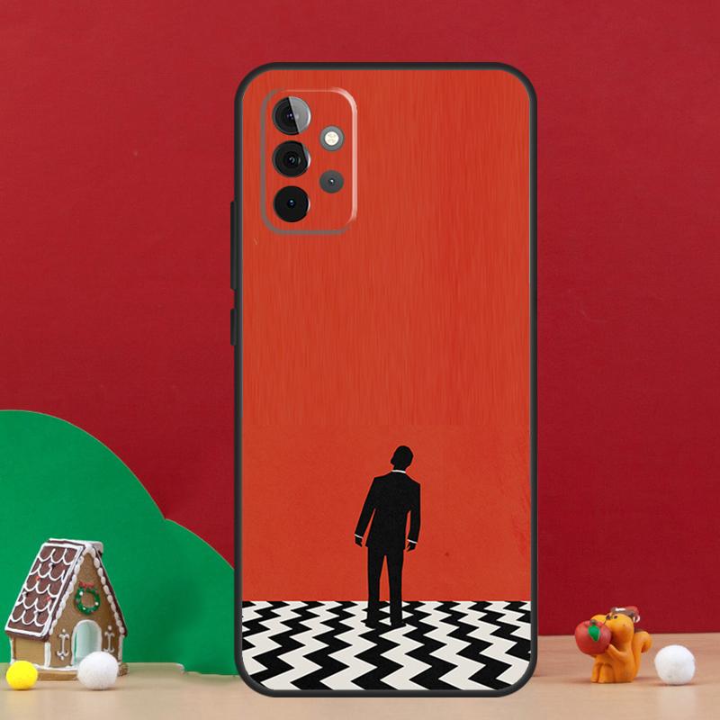 Твин Пикс Огонь, иди со мной Чехол Для Samsung Galaxy A55 A52 A32 A12 A33 A06 A16 A26 A36 A56 A15 A53 A13 A34 A54 A14 A17